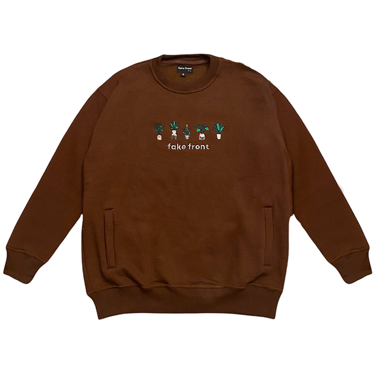 Plants Crewneck (Brown)